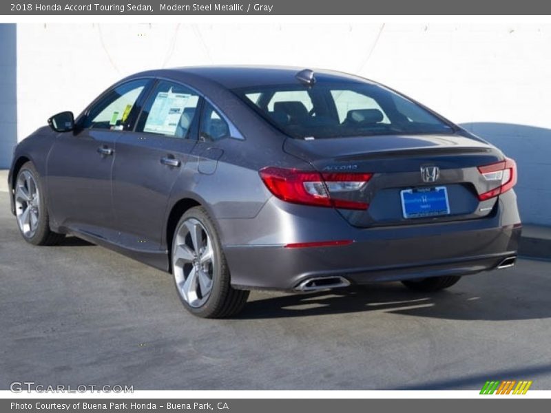Modern Steel Metallic / Gray 2018 Honda Accord Touring Sedan