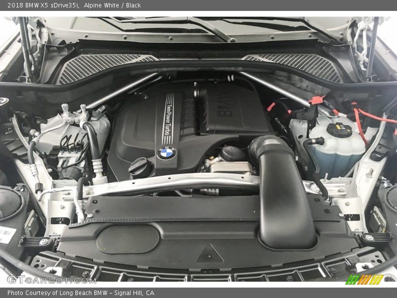 Alpine White / Black 2018 BMW X5 sDrive35i