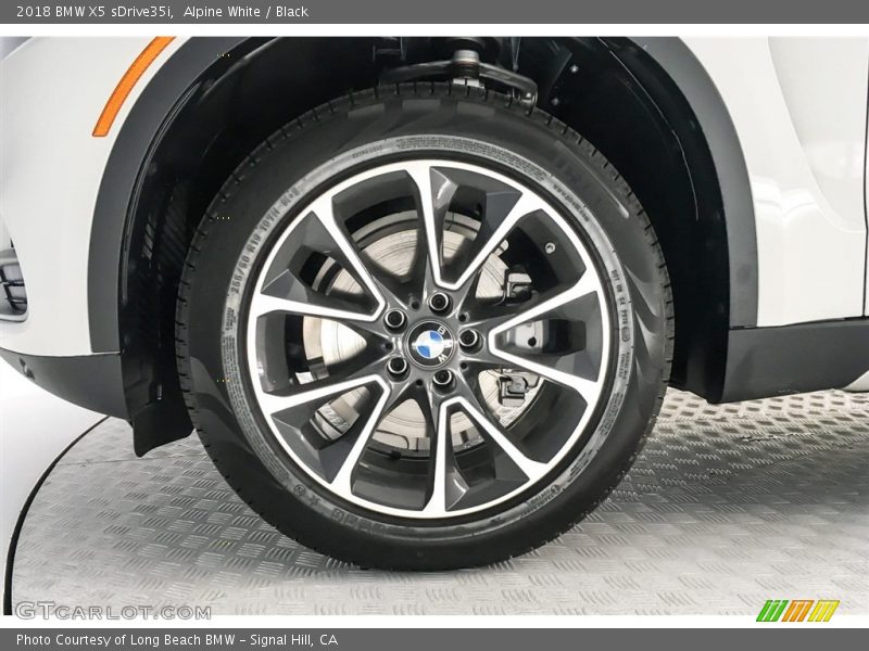 Alpine White / Black 2018 BMW X5 sDrive35i