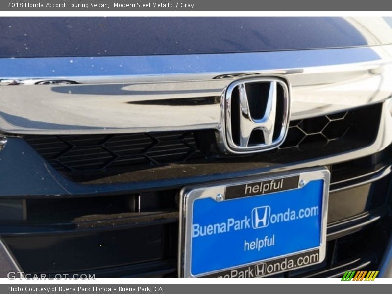 Modern Steel Metallic / Gray 2018 Honda Accord Touring Sedan