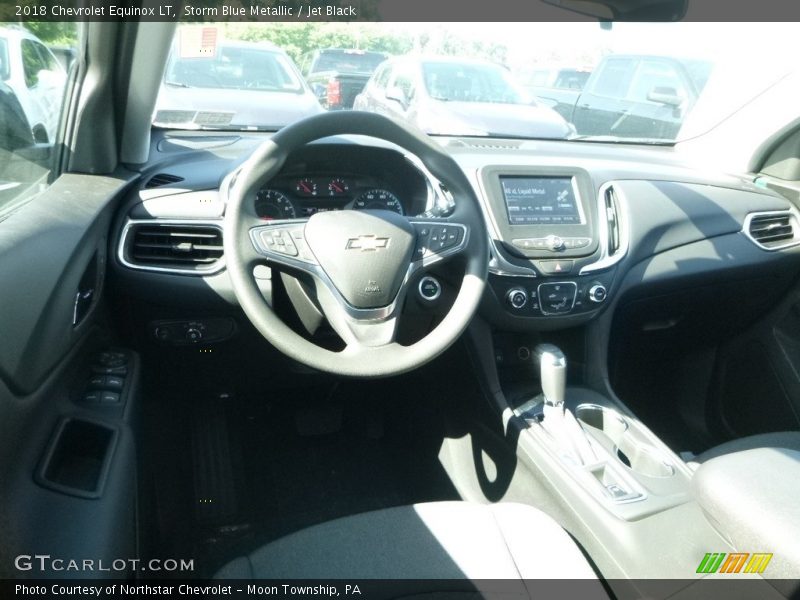 Storm Blue Metallic / Jet Black 2018 Chevrolet Equinox LT