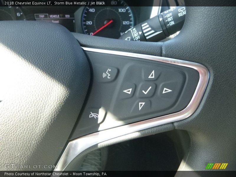 Storm Blue Metallic / Jet Black 2018 Chevrolet Equinox LT