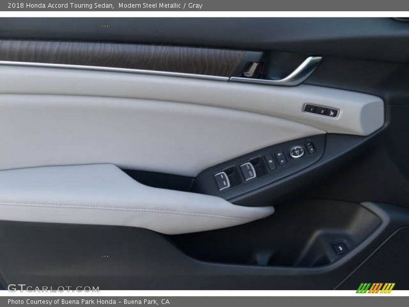 Modern Steel Metallic / Gray 2018 Honda Accord Touring Sedan