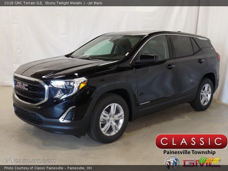 Ebony Twilight Metallic / ­Jet Black 2018 GMC Terrain SLE