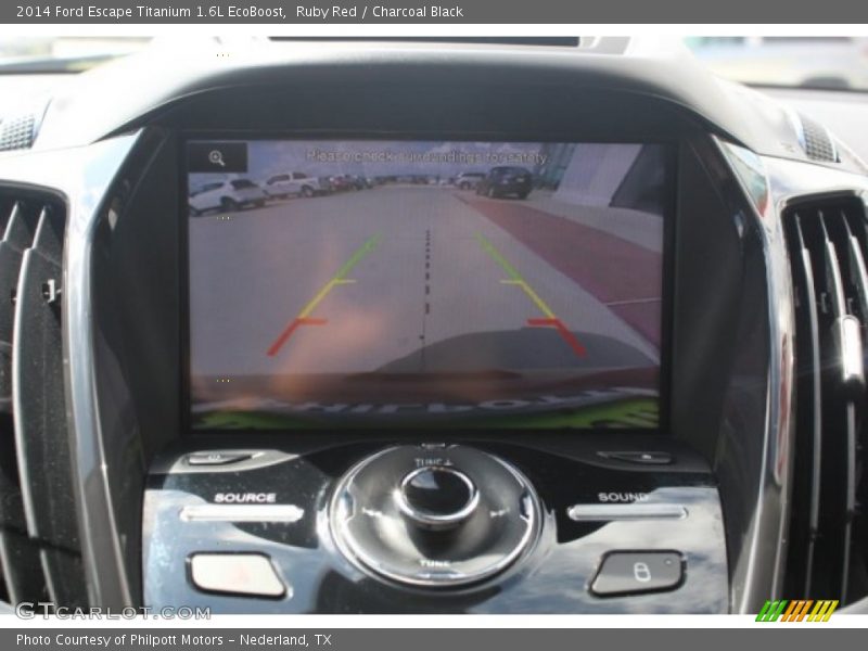 Ruby Red / Charcoal Black 2014 Ford Escape Titanium 1.6L EcoBoost