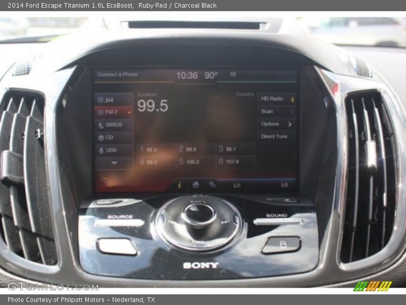 Ruby Red / Charcoal Black 2014 Ford Escape Titanium 1.6L EcoBoost