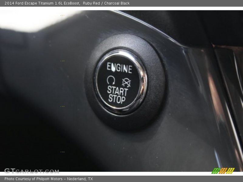 Ruby Red / Charcoal Black 2014 Ford Escape Titanium 1.6L EcoBoost