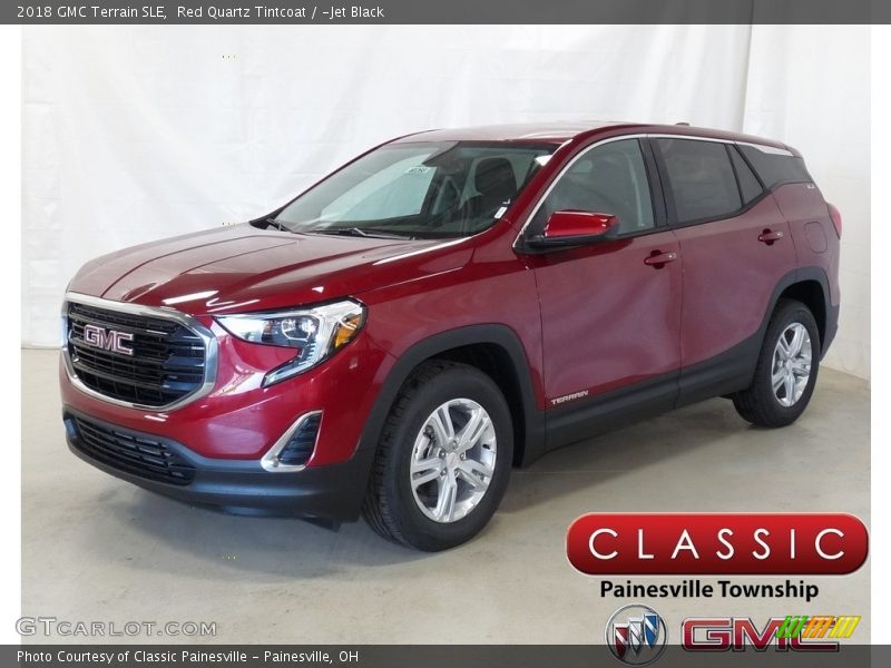 Red Quartz Tintcoat / ­Jet Black 2018 GMC Terrain SLE