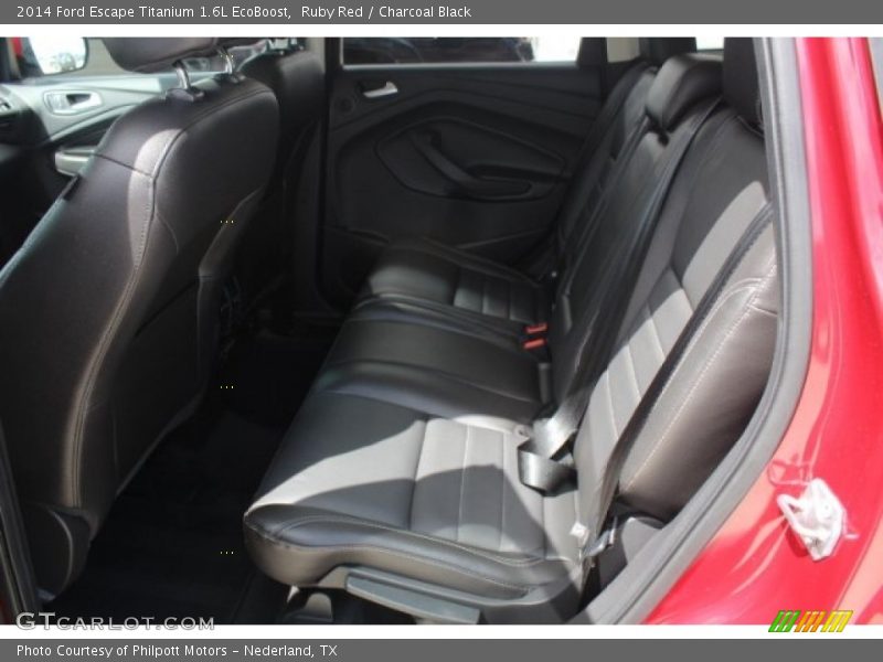 Ruby Red / Charcoal Black 2014 Ford Escape Titanium 1.6L EcoBoost