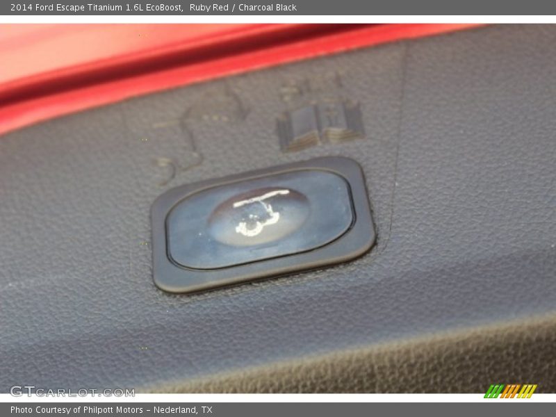 Ruby Red / Charcoal Black 2014 Ford Escape Titanium 1.6L EcoBoost