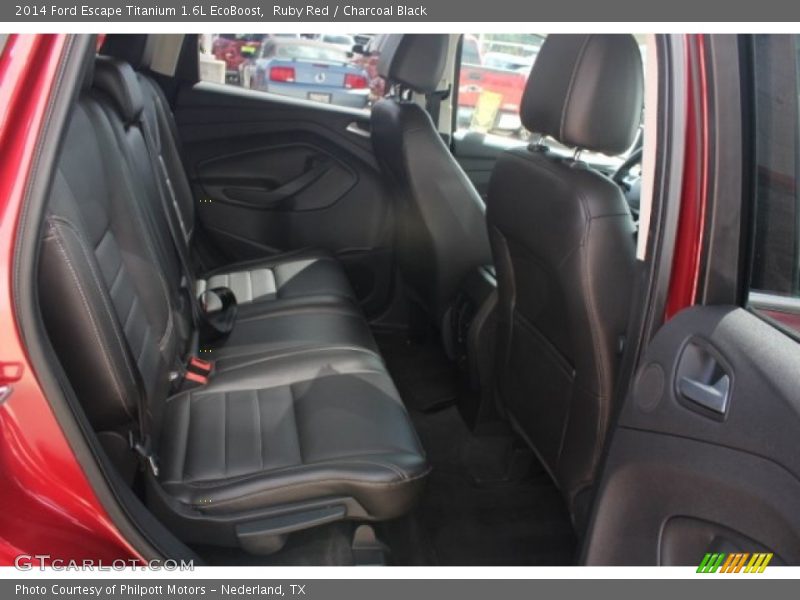 Ruby Red / Charcoal Black 2014 Ford Escape Titanium 1.6L EcoBoost