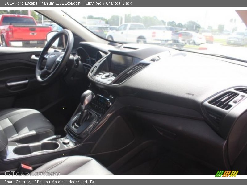 Ruby Red / Charcoal Black 2014 Ford Escape Titanium 1.6L EcoBoost