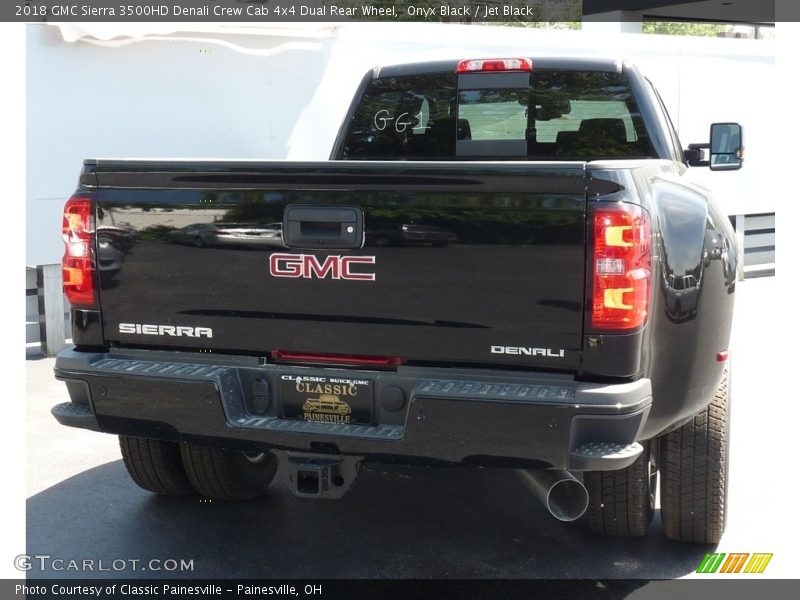 Onyx Black / Jet Black 2018 GMC Sierra 3500HD Denali Crew Cab 4x4 Dual Rear Wheel