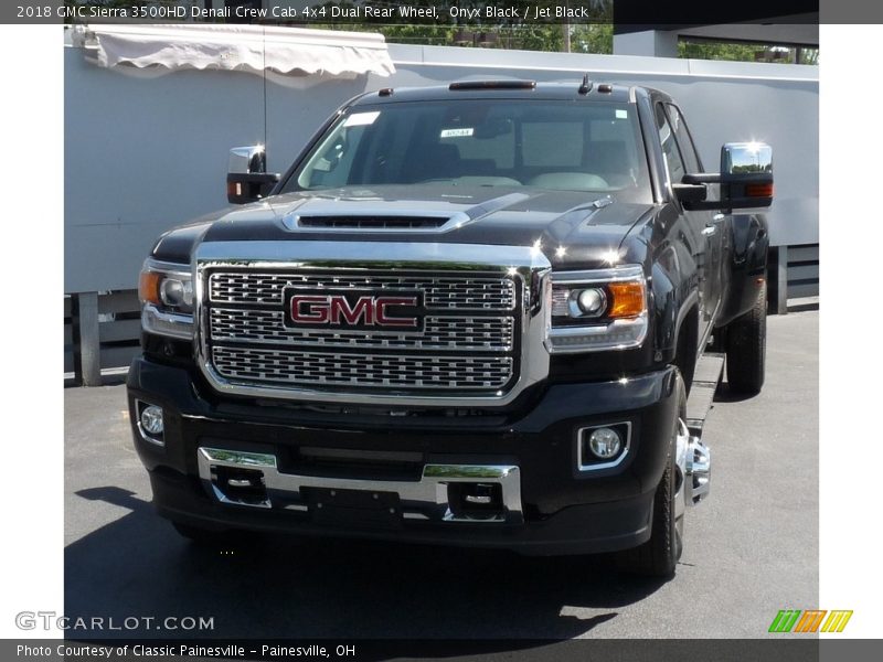 Onyx Black / Jet Black 2018 GMC Sierra 3500HD Denali Crew Cab 4x4 Dual Rear Wheel