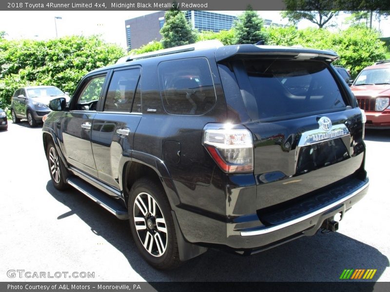 Midnight Black Metallic / Redwood 2018 Toyota 4Runner Limited 4x4