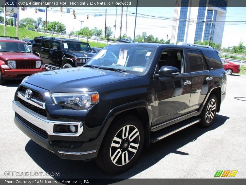 Midnight Black Metallic / Redwood 2018 Toyota 4Runner Limited 4x4