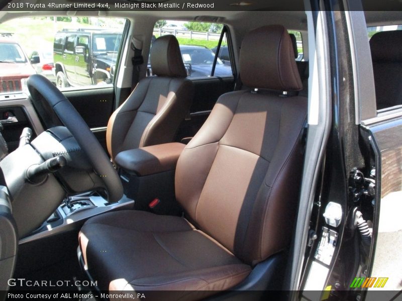 Midnight Black Metallic / Redwood 2018 Toyota 4Runner Limited 4x4