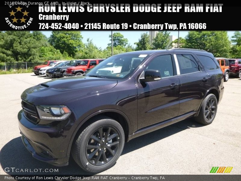 In–Violet / Black 2018 Dodge Durango GT AWD