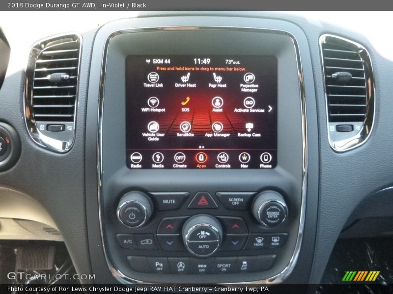 In–Violet / Black 2018 Dodge Durango GT AWD