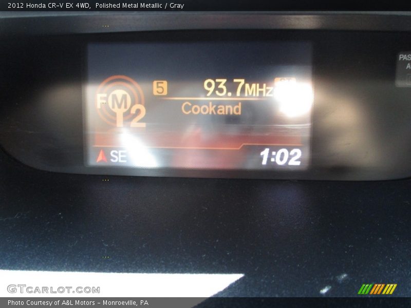 Polished Metal Metallic / Gray 2012 Honda CR-V EX 4WD