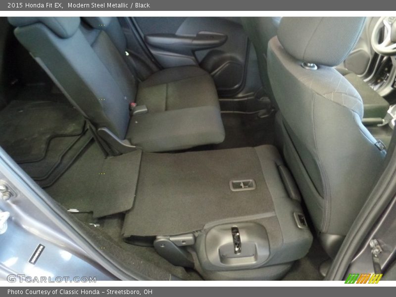 Modern Steel Metallic / Black 2015 Honda Fit EX