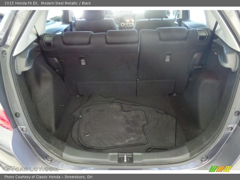 Modern Steel Metallic / Black 2015 Honda Fit EX