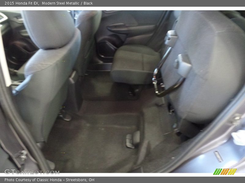 Modern Steel Metallic / Black 2015 Honda Fit EX
