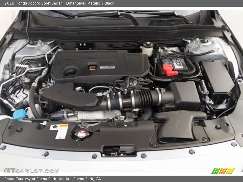  2018 Accord Sport Sedan Engine - 2.0 Liter Turbocharged DOHC 16-Valve VTEC 4 Cylinder
