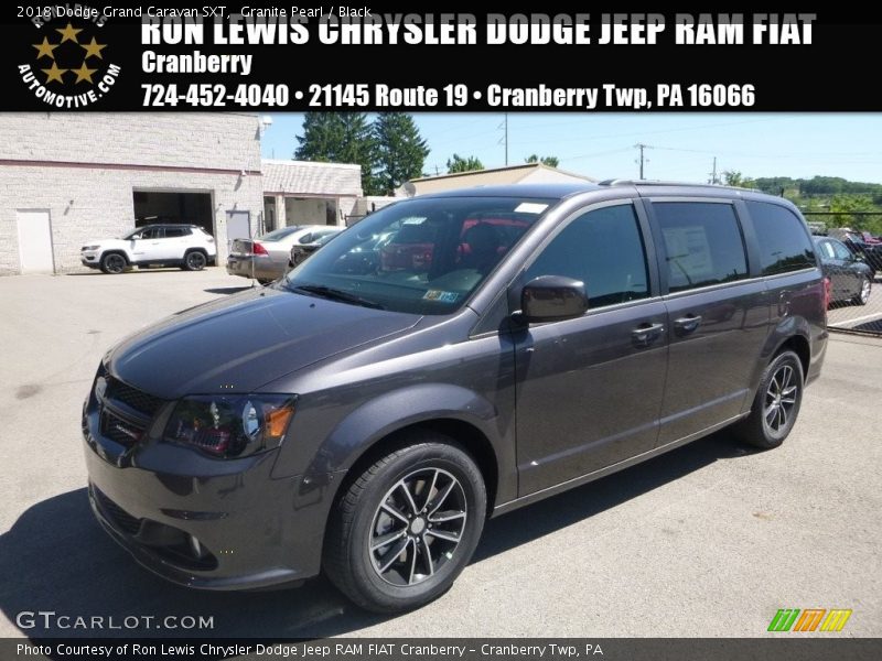 Granite Pearl / Black 2018 Dodge Grand Caravan SXT