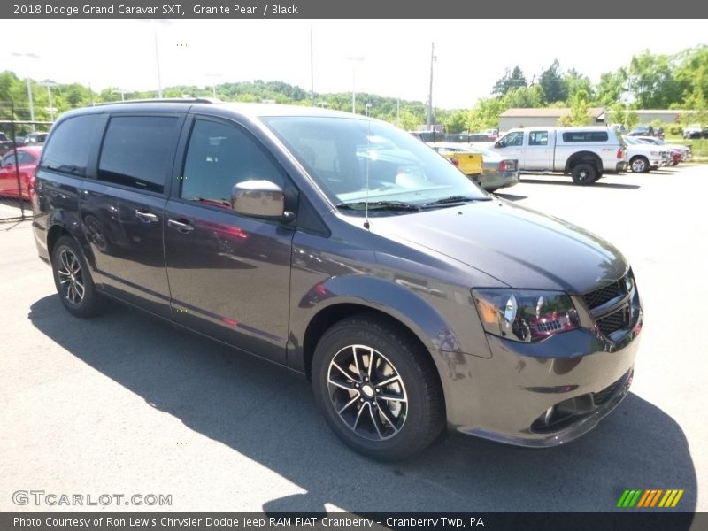 Granite Pearl / Black 2018 Dodge Grand Caravan SXT