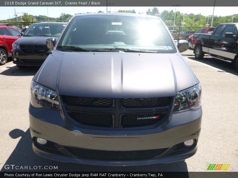 Granite Pearl / Black 2018 Dodge Grand Caravan SXT
