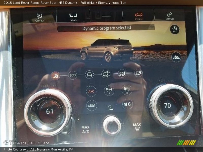 Fuji White / Ebony/Vintage Tan 2018 Land Rover Range Rover Sport HSE Dynamic