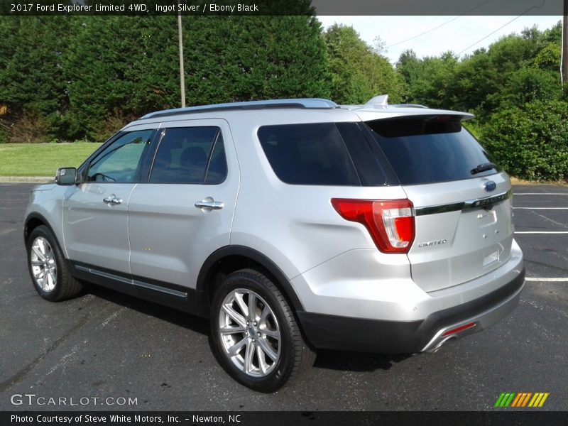 Ingot Silver / Ebony Black 2017 Ford Explorer Limited 4WD