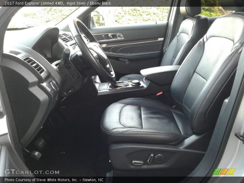 Ingot Silver / Ebony Black 2017 Ford Explorer Limited 4WD