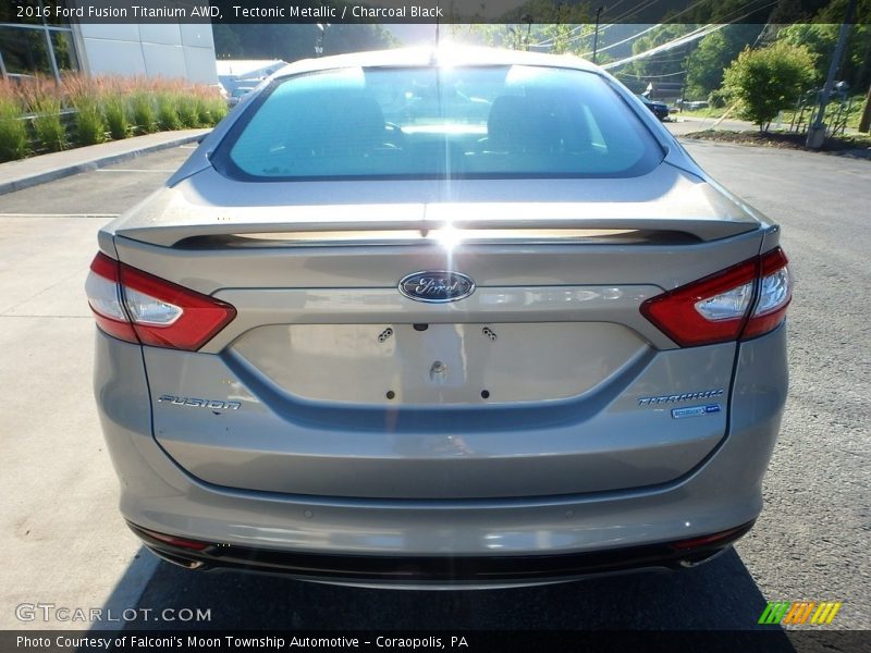 Tectonic Metallic / Charcoal Black 2016 Ford Fusion Titanium AWD