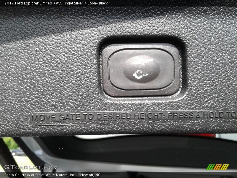 Ingot Silver / Ebony Black 2017 Ford Explorer Limited 4WD