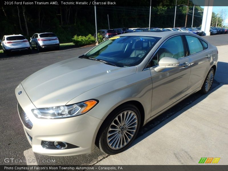 Tectonic Metallic / Charcoal Black 2016 Ford Fusion Titanium AWD