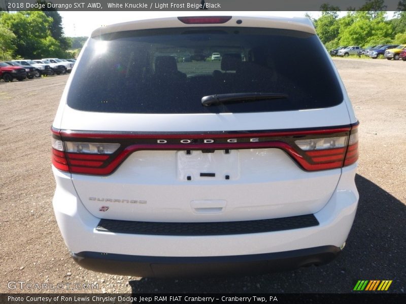 White Knuckle / Light Frost Beige/Black 2018 Dodge Durango SXT AWD