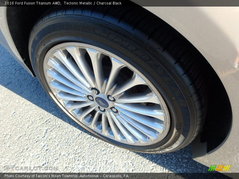 Tectonic Metallic / Charcoal Black 2016 Ford Fusion Titanium AWD