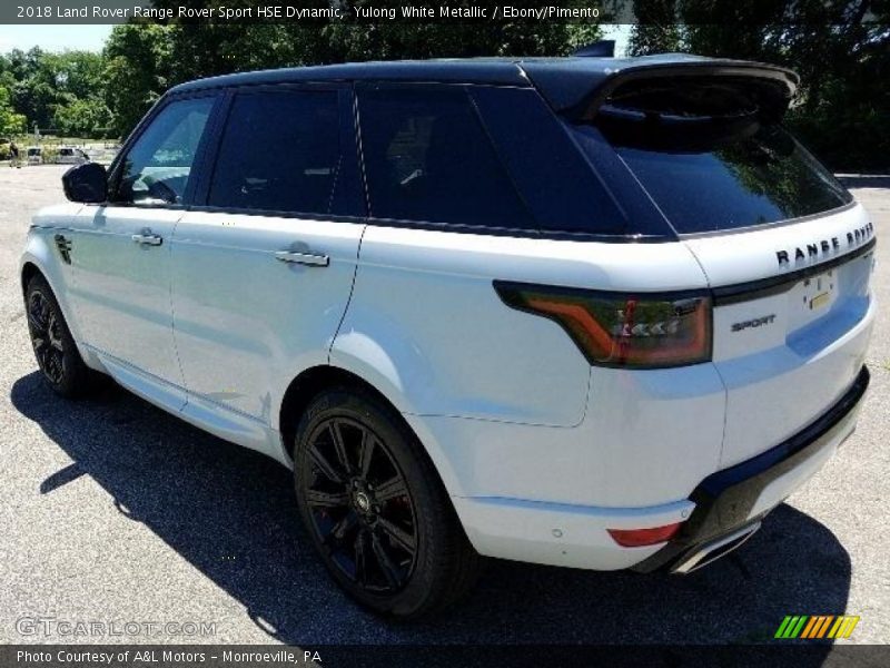 Yulong White Metallic / Ebony/Pimento 2018 Land Rover Range Rover Sport HSE Dynamic