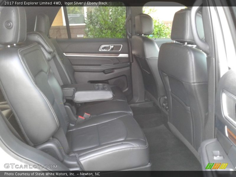 Ingot Silver / Ebony Black 2017 Ford Explorer Limited 4WD