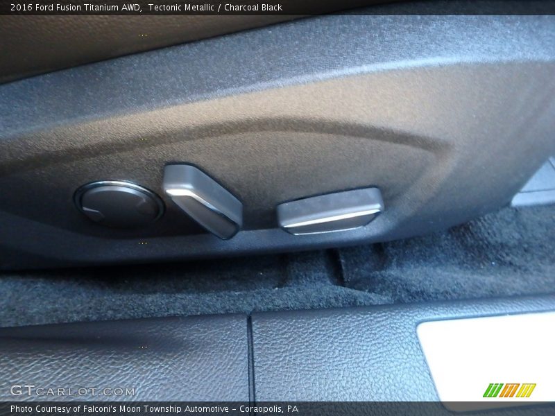 Tectonic Metallic / Charcoal Black 2016 Ford Fusion Titanium AWD