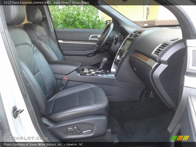 Ingot Silver / Ebony Black 2017 Ford Explorer Limited 4WD