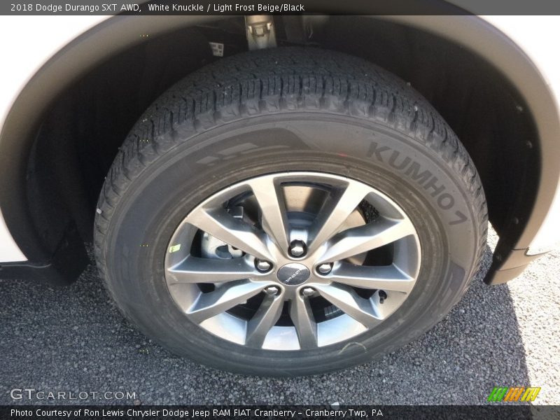 White Knuckle / Light Frost Beige/Black 2018 Dodge Durango SXT AWD
