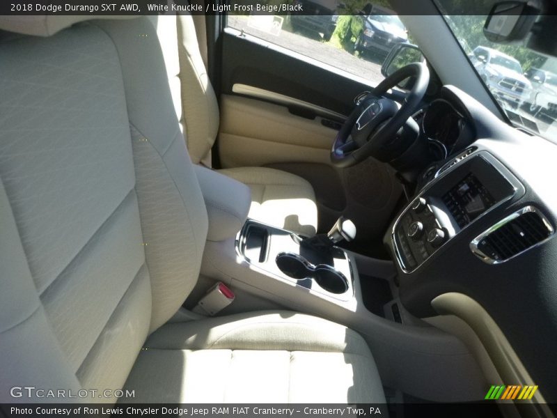 White Knuckle / Light Frost Beige/Black 2018 Dodge Durango SXT AWD