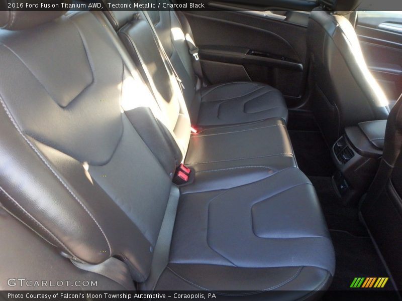 Tectonic Metallic / Charcoal Black 2016 Ford Fusion Titanium AWD