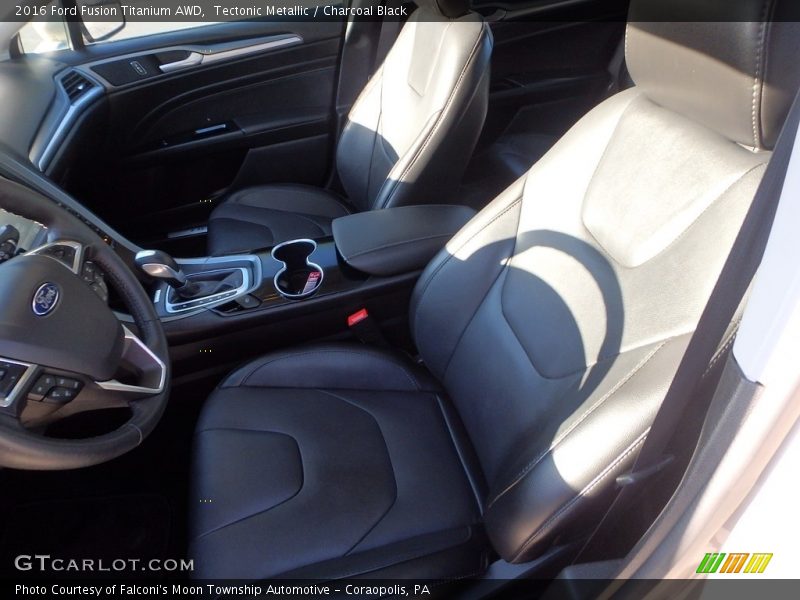 Tectonic Metallic / Charcoal Black 2016 Ford Fusion Titanium AWD
