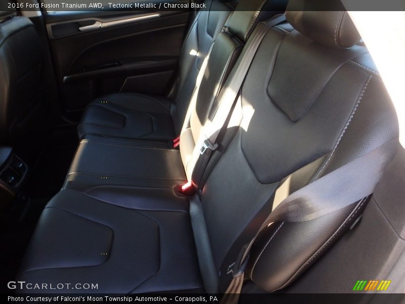 Tectonic Metallic / Charcoal Black 2016 Ford Fusion Titanium AWD