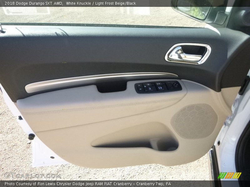 White Knuckle / Light Frost Beige/Black 2018 Dodge Durango SXT AWD