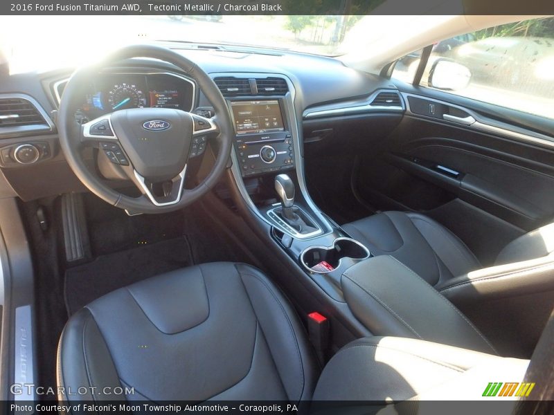 Tectonic Metallic / Charcoal Black 2016 Ford Fusion Titanium AWD